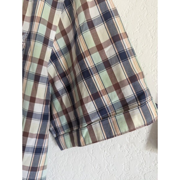 Dragonfly Western Shirt Mens XL Button Up Short Sleeve Shirt - Picture 5 of 8